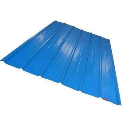 IBR DX51D PPGI Carbon Steel Coil Wavy Trapezoid Shape Corrugated Roofing Sheet