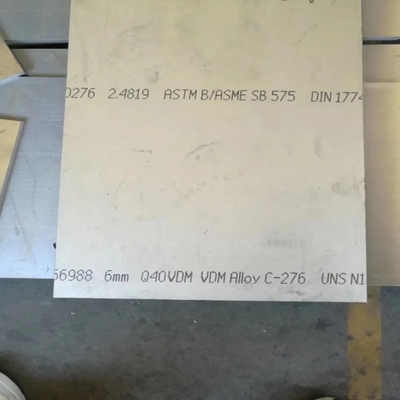 Hastelloy C276 Nickel Alloy Steel Plate Bright UNS 10276 Sheet 8.9g/Cm3