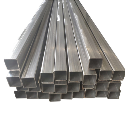 Customized Stainless Steel Square Pipe 201 321 904L 316L 100mm
