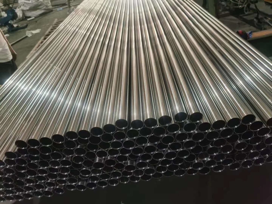 ASTM A554 304 Stainless Steel Welded Round Pipe With 240 Grit Polished Surface Treatment